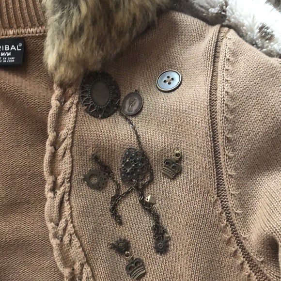 Faux Fur cardigan - Picture 3 of 5